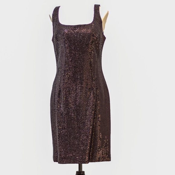 Sequin Dress with zipper back and fully lined - Like New! - Picture 2 of 5
